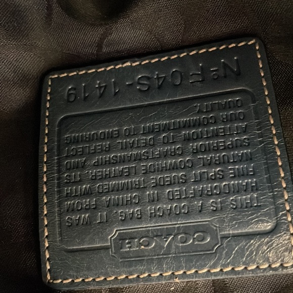 Coach Suede Tassel Duffle Bag - Picture 16 of 16